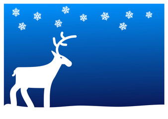Rentier - Winter - Weihnacht