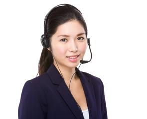 Call center worker