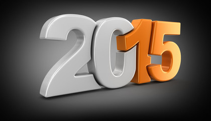 New Year 2015 (clipping path included)