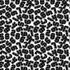 Seamless pattern with numbers.