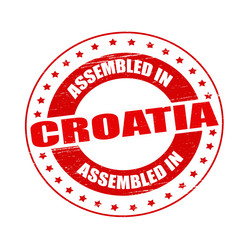Assembled in Croatia