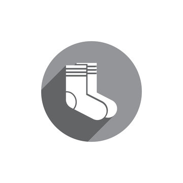 Socks vector icon isolated.