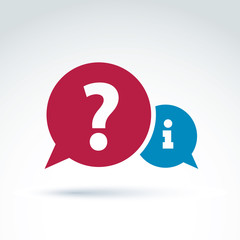 Information exchange theme icon, collect and analyze info, vecto