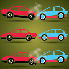 car crash icons