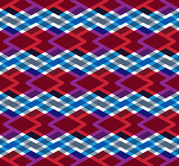 Colorful endless vector striped texture, motif abstract contempo