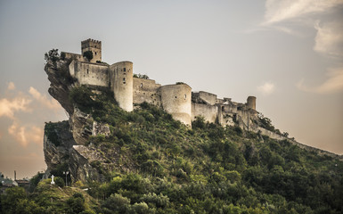 Fototapeta Fortress on the rock obraz