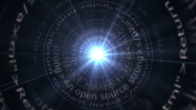 HTML Code Tunnel Background