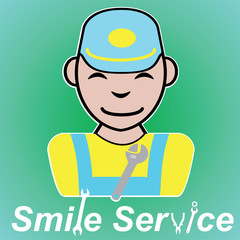 smile service sign