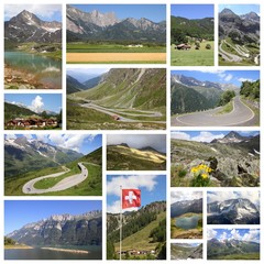 European Alps - photo collage