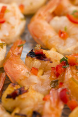 Skewered Tiger Prawns