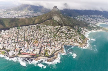 Foto op Canvas Aerial view of Cape Town © lenisecalleja