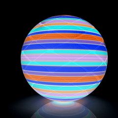 3d colored ball