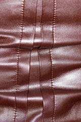 background of brown leather