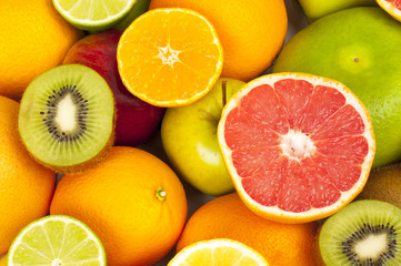 Fototapeta na wymiar Citrus fruit background