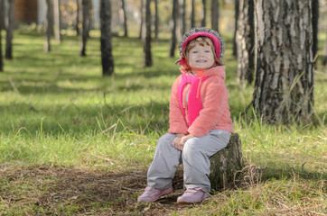 little girl stump