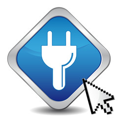 Obraz premium ELECTRIC PLUG ICON