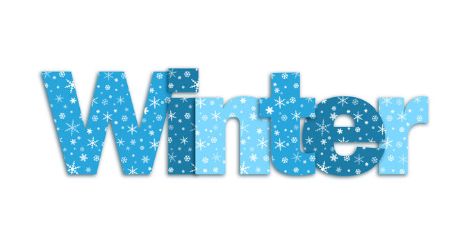 "WINTER" (season spring summer autumn year holidays snow)