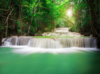 Beautiful Waterfall in the Jungle