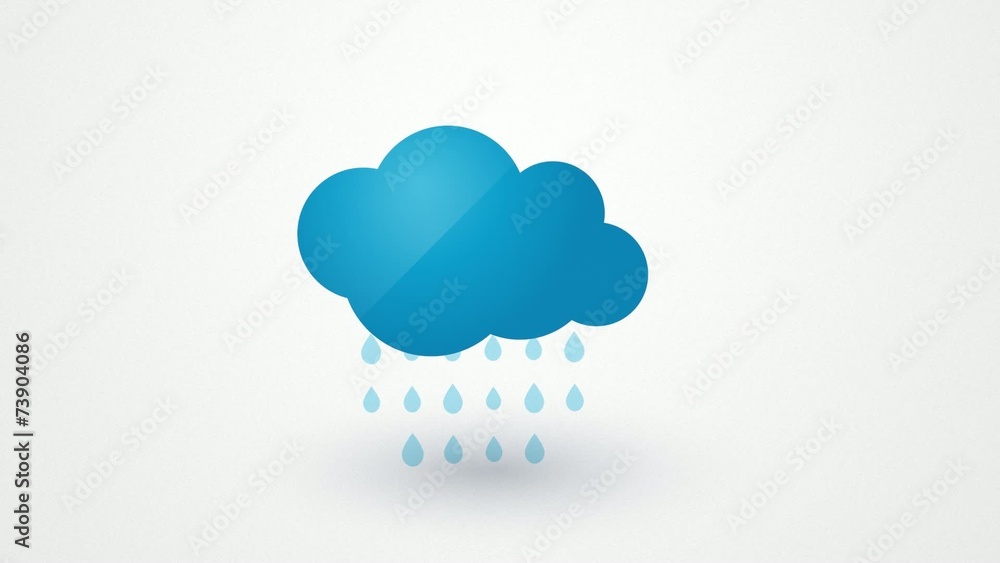 Canvas Prints rapid changes in weather sun and rain with thunderstorms