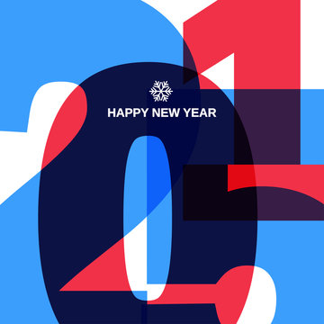 Happy New 2015 Year Cover Design