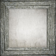 Old frame with canvas