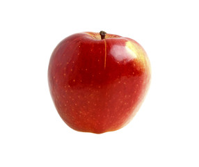Red apple isolated on a white background