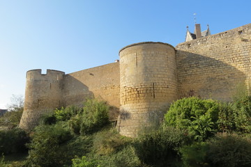 Fototapeta na wymiar Maine-et-Loire - Montreuil-Bellay - Fortifications du château