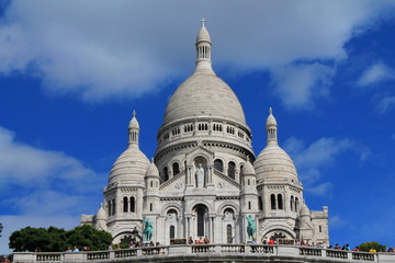 Fototapeta na wymiar Basilique Sacré Coeur à Paris, France