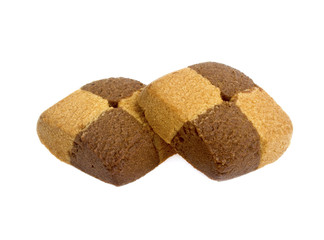 Cookies on a white background