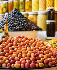 Fresh moroccan olives
