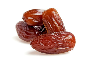 Dates isolated on white background