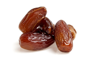 Dates isolated on white background