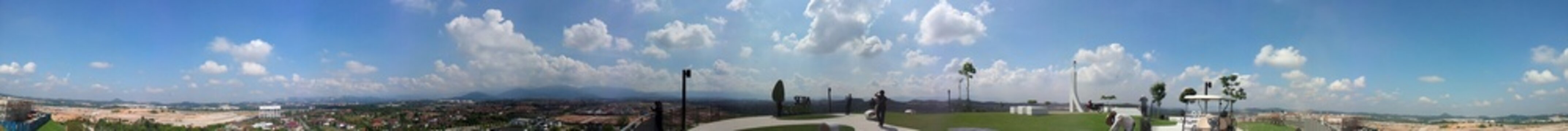 Panorama view Broga hill