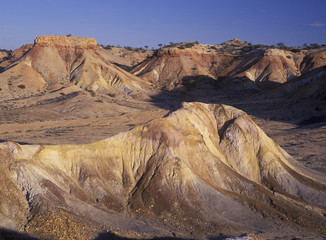 The Archaringa Hills sometimes called the Painted hills.