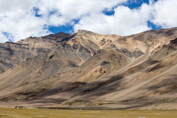 Himalayan landscape in Himalayas along Manali-Leh highway, India