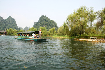 land of idyllic beauty of guilin scenic area in china