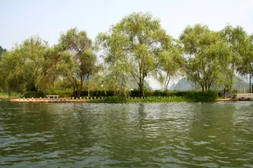Keuken spatwand met foto land of idyllic beauty of guilin scenic area,china © luckybai2013