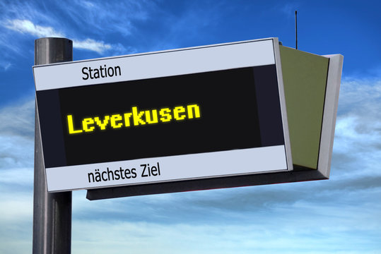 Anzeigetafel 6 - Leverkusen