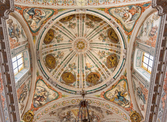 Seville - barique cupola of church Hospital de los Venerables