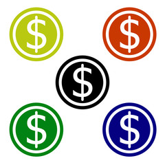 Money icon vector