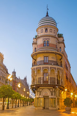 Seville - building in on Avenida de la Constitucion
