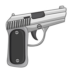 Fototapeta premium gun isolated illustration