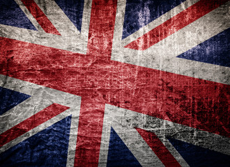 grunge British flag