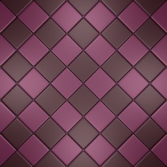 Mauve checkered mosaic