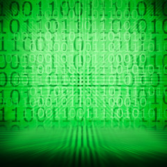 abstract binary code background