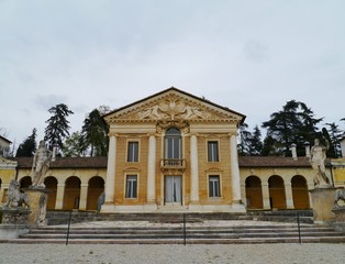 Fototapeta na wymiar Villa Barbaro or the Villa di Maser in Italy