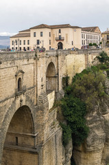 Naklejka na ściany i meble Puente Nuevo (New Bridge), Ronda, Spain