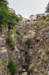 Fototapeta na wymiar canyon in Ronda, Spain