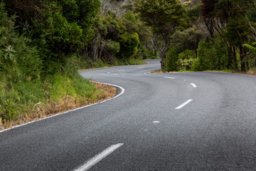 Landscape from Russell near Paihia, Bay of Islands, New Zealand