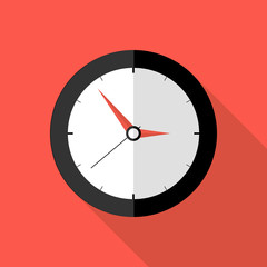 Clock Deadline Flat Icon